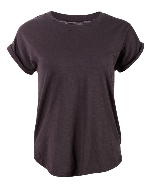 Women's Sweet T-Shirt Black front view for custom printing