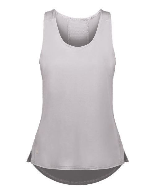 Women's Coolcore Tank Athletic Grey front view for custom printing