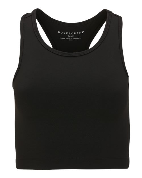 Women's Zen Sport Tank Top Black front view for custom printing