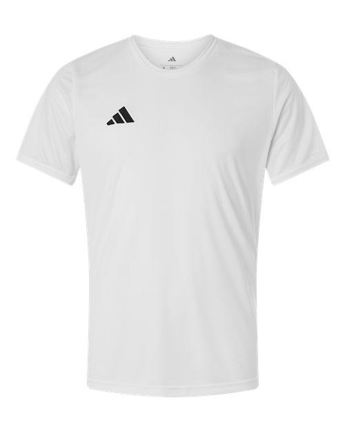 Men's Entrada 26 Jersey White/ Black front view for custom printing