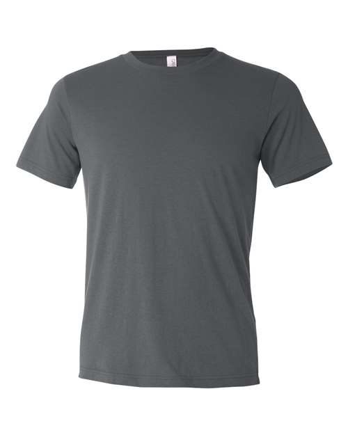Unisex Texture Tee Asphalt front view for custom printing