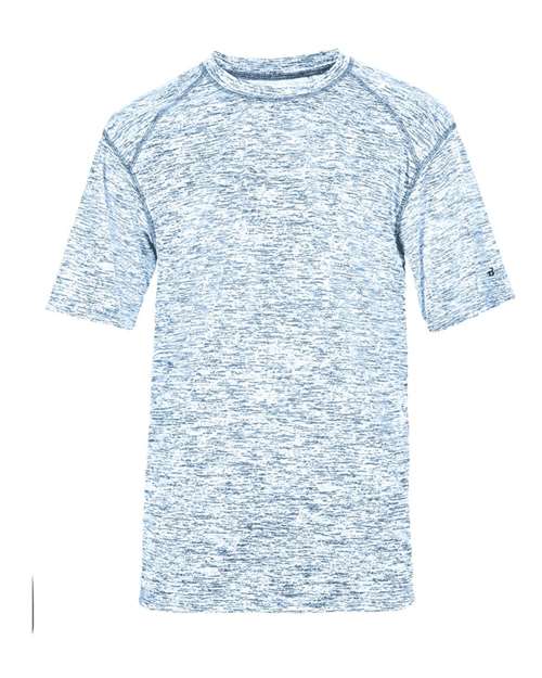 Youth Blend Perfomance T-Shirt Columbia Blue front view for custom printing