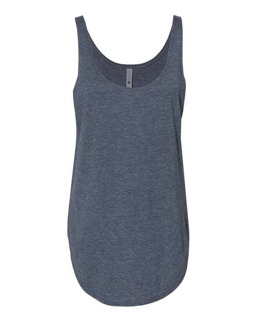 Women's Festival Tank Antique Denim front view for custom printing