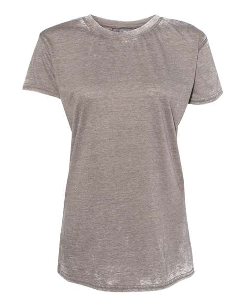 Women’s Zen Jersey T-Shirt Cement front view for custom printing