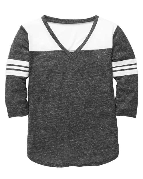 Women's Glory Days T-Shirt Charcoal Heather front view for custom printing