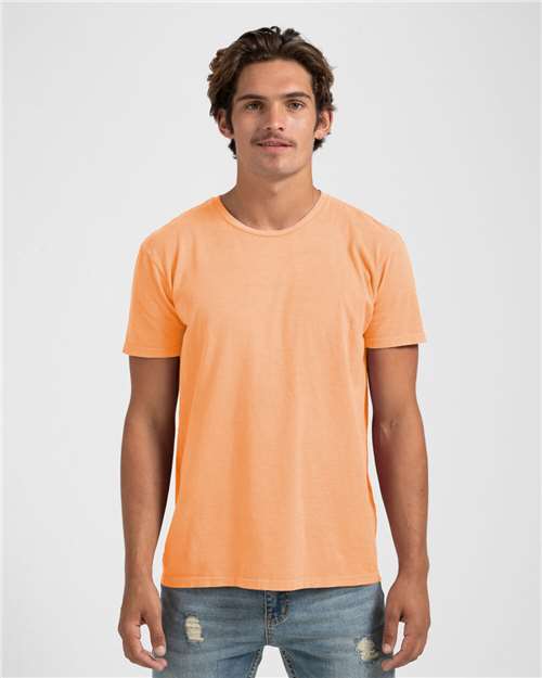Men's Heritage T-Shirt Cantaloupe front view for custom printing