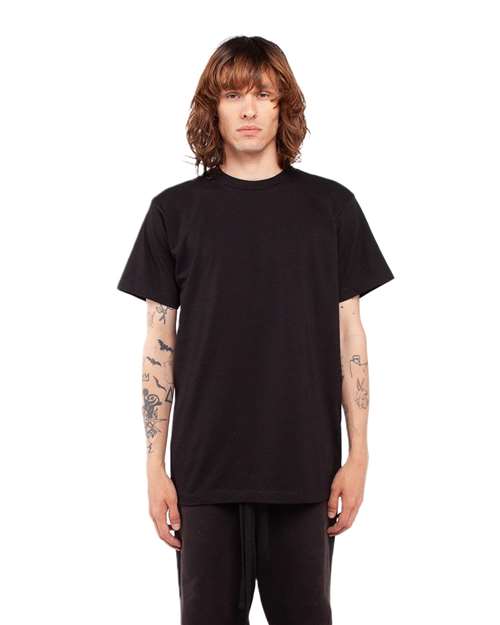 Unisex Active T-Shirt Black front view for custom printing