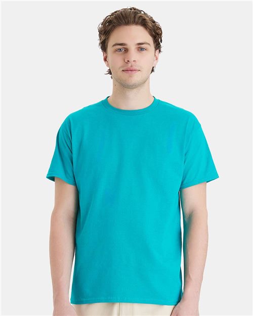 Hanes 5280 Essential T 100% Cotton T Shirt studio detail 1 for custom printing