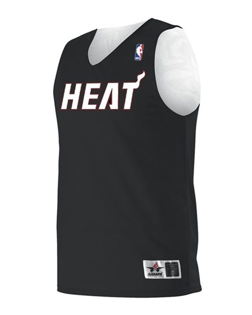 Youth NBA Logo'd Reversible Jersey Boston Celtics front view for custom printing