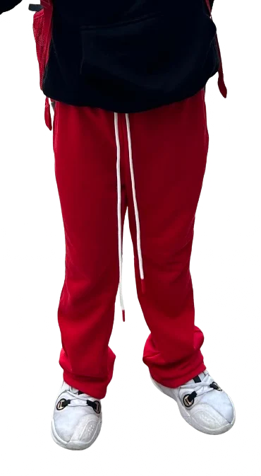 The Reserve Collection BH5401 A2Z Kids Stacked Pants Black front view for custom printing