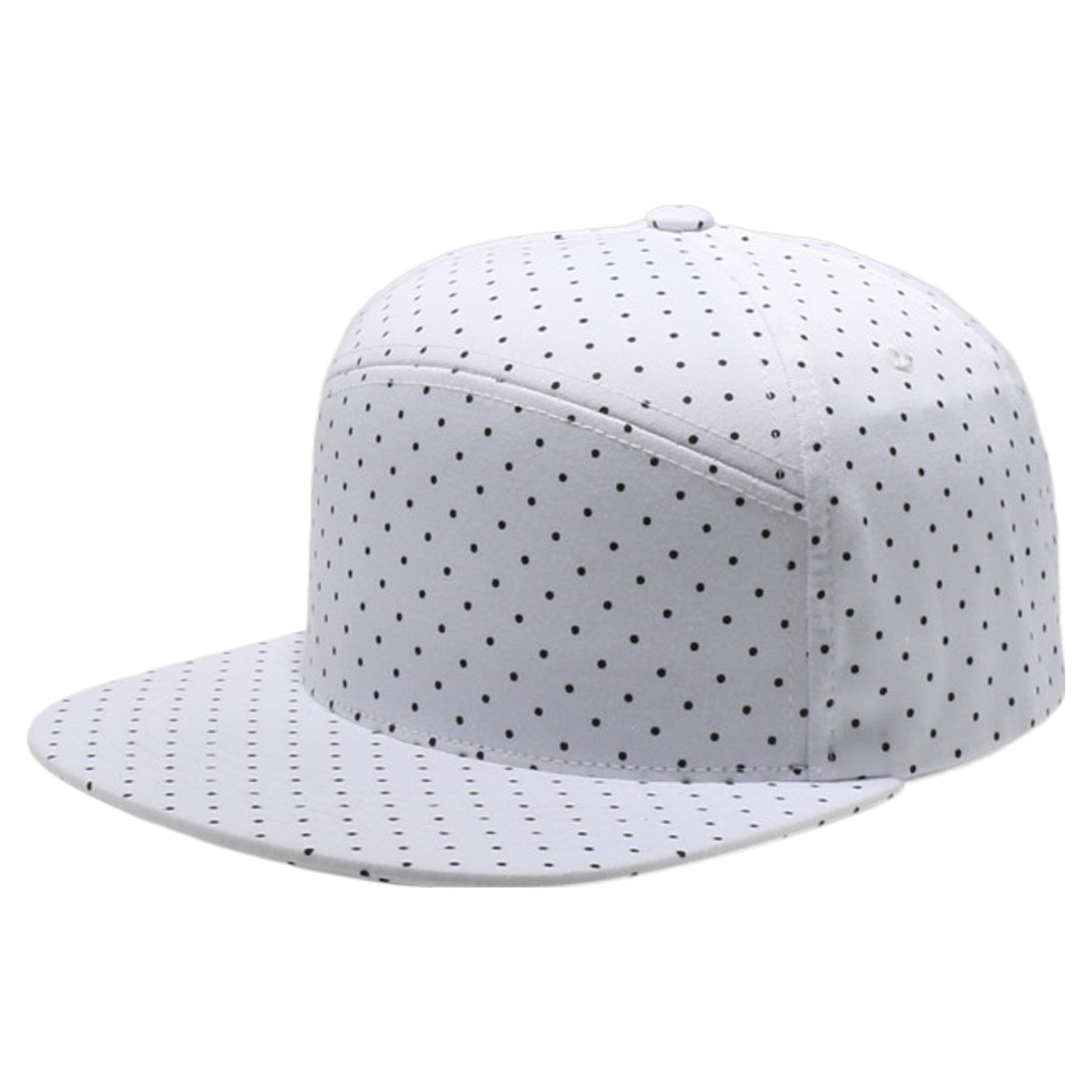 Polka Dot Camper WHITE front view for custom printing