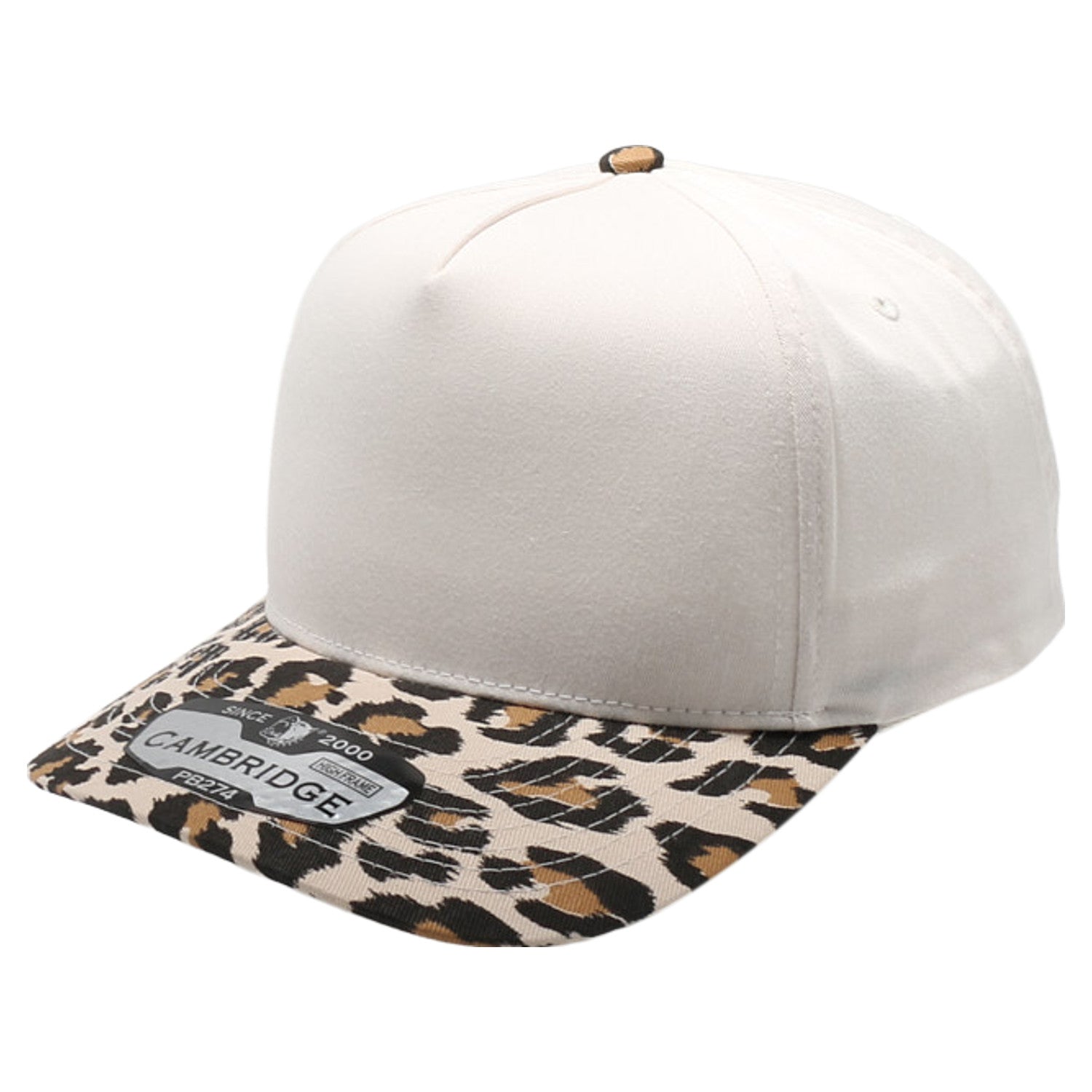 5 Panel High Frame Leopard CREAM/CREAM front view for custom printing