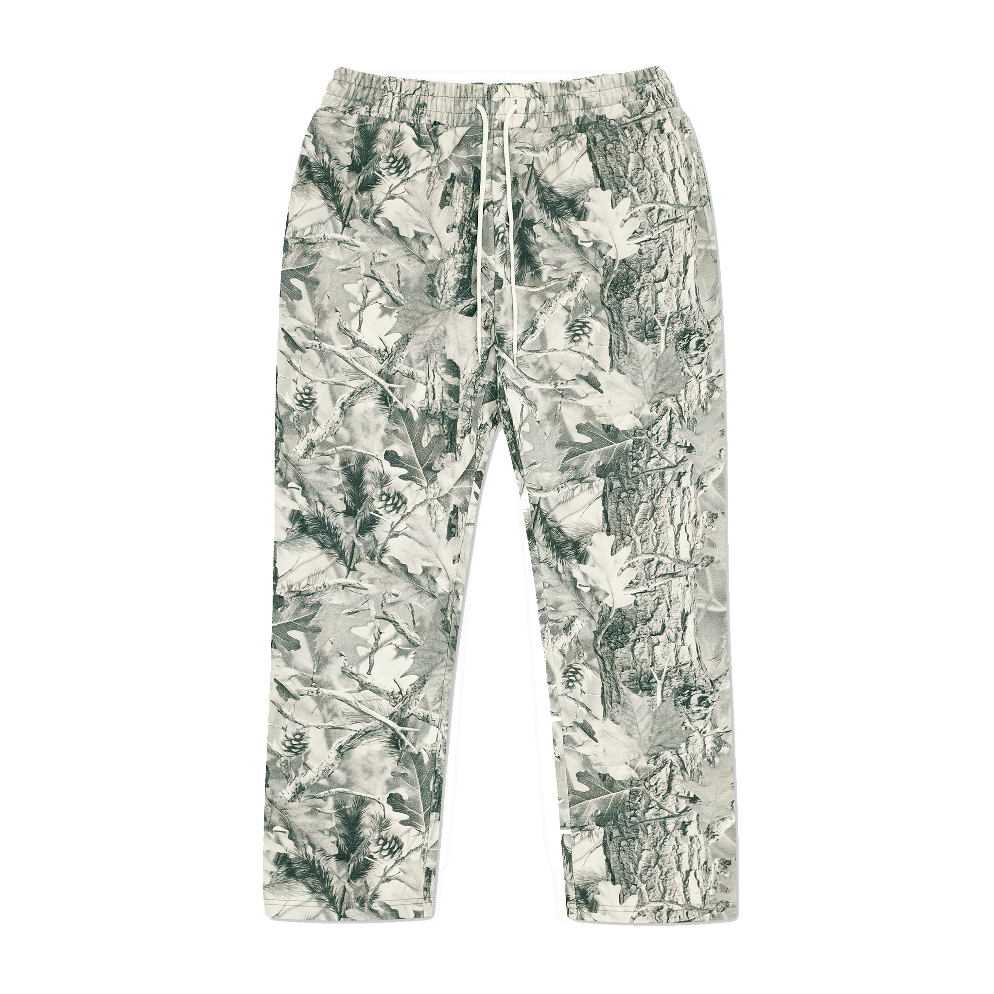SPECIAL PANT 12.5 OZ Vintage Grey Wood Camo front view for custom printing