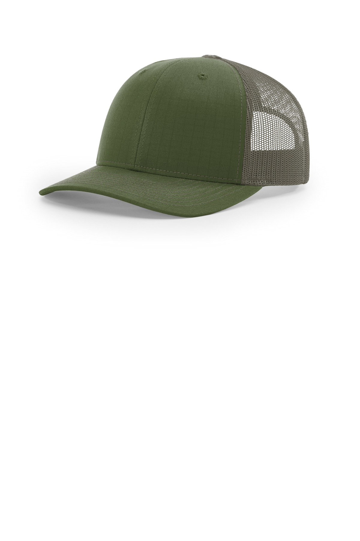 Tactical Trucker Army Olive front view for custom printing