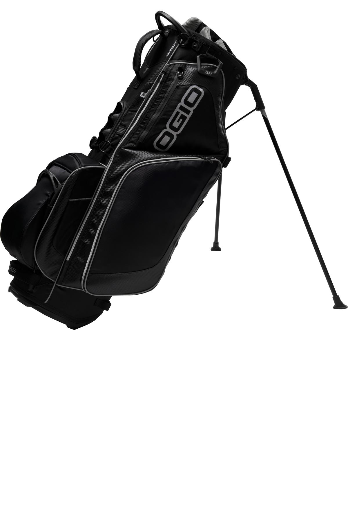 Orbit Cart Bag Black front view for custom printing