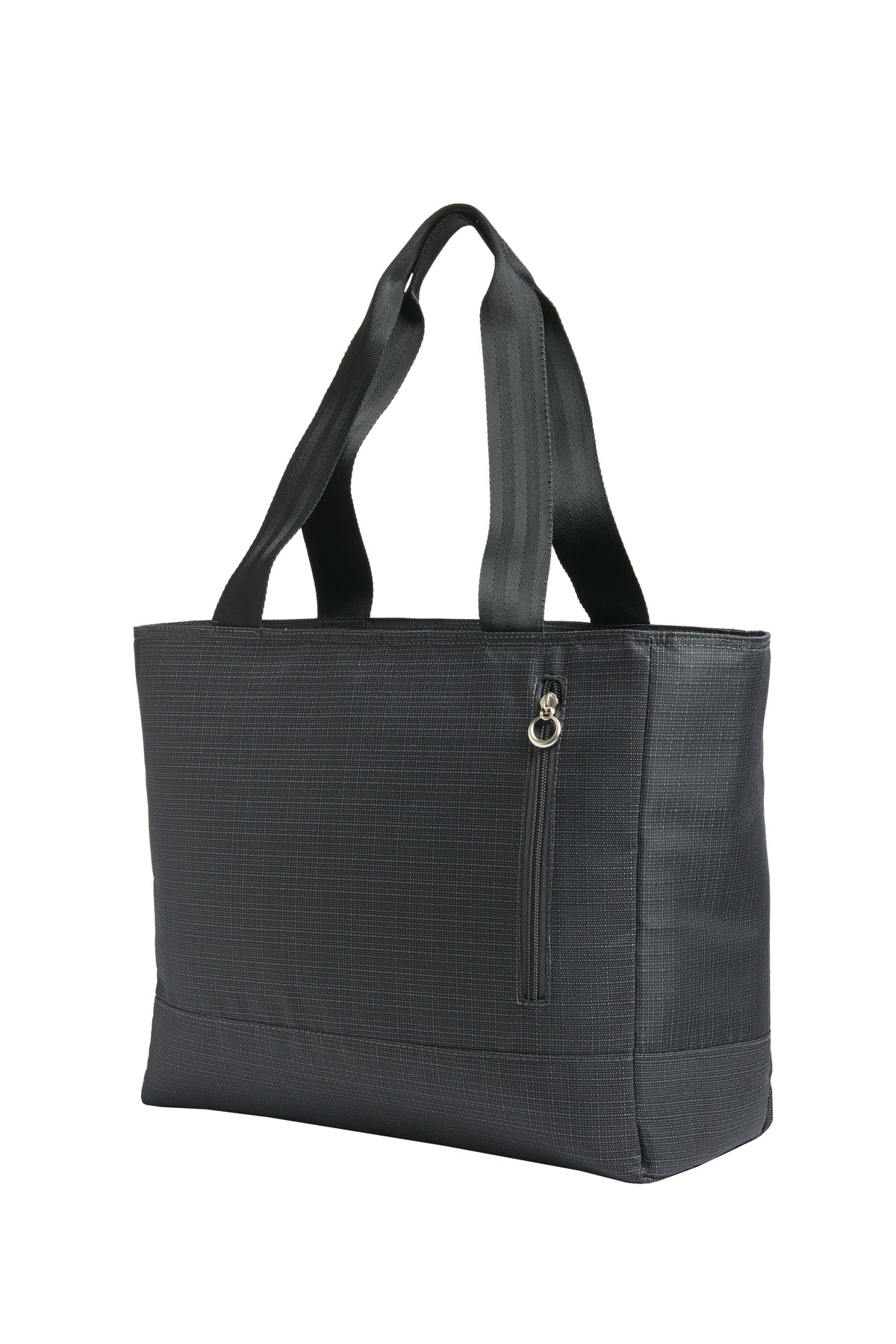 Women's Laptop Tote Dark Charcoal front view for custom printing