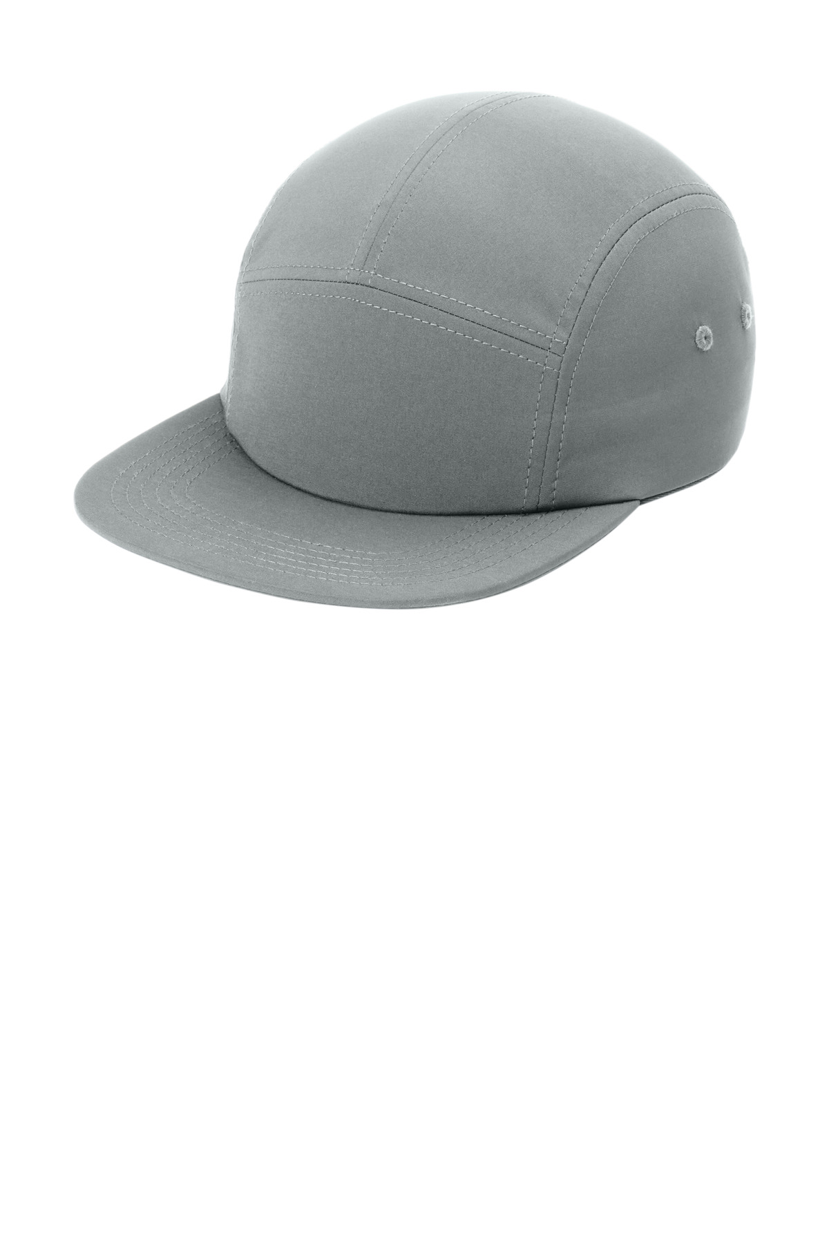 Poly Camper Cap Deep Smoke front view for custom printing