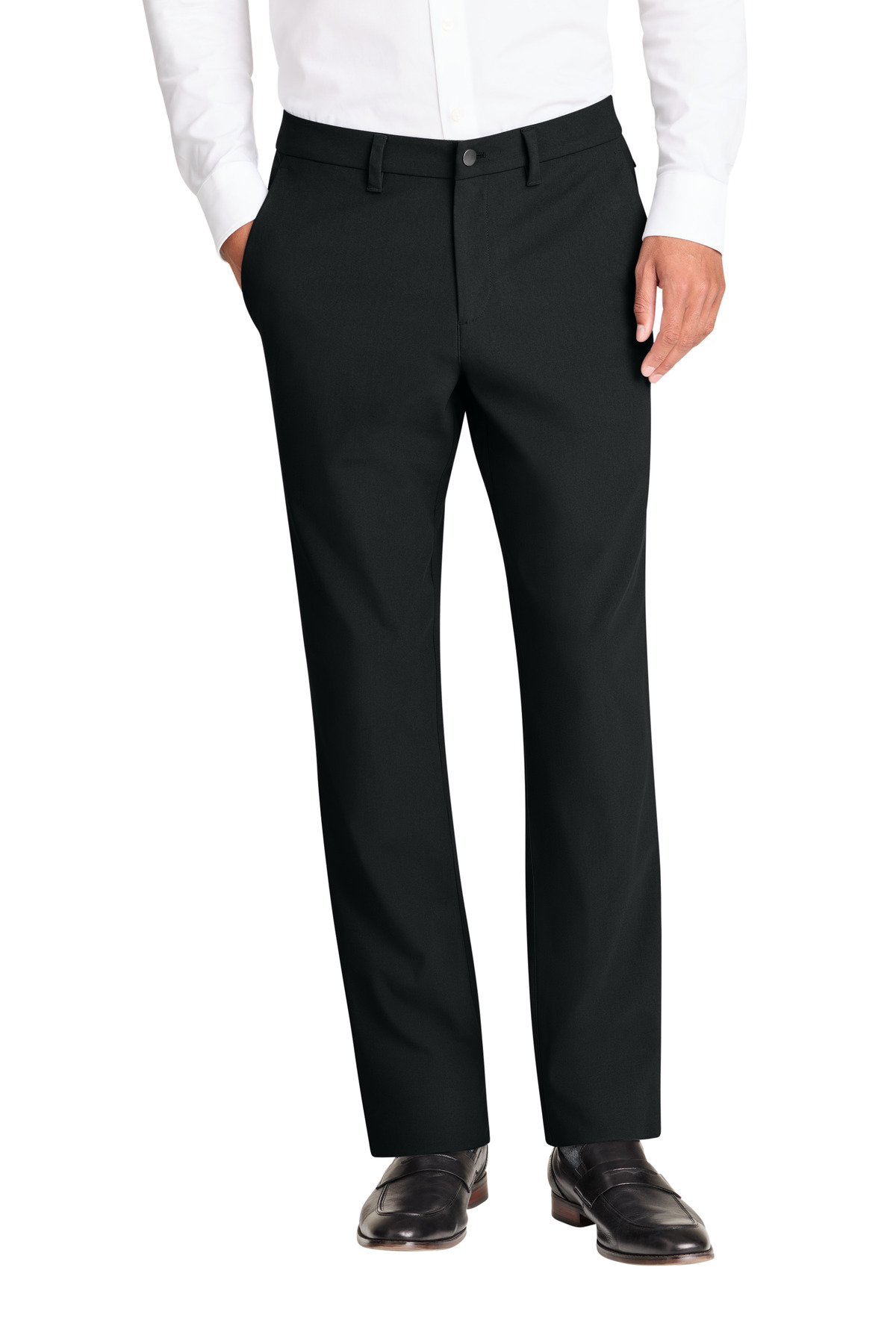 Capital Tech Pant Deep Black front view for custom printing