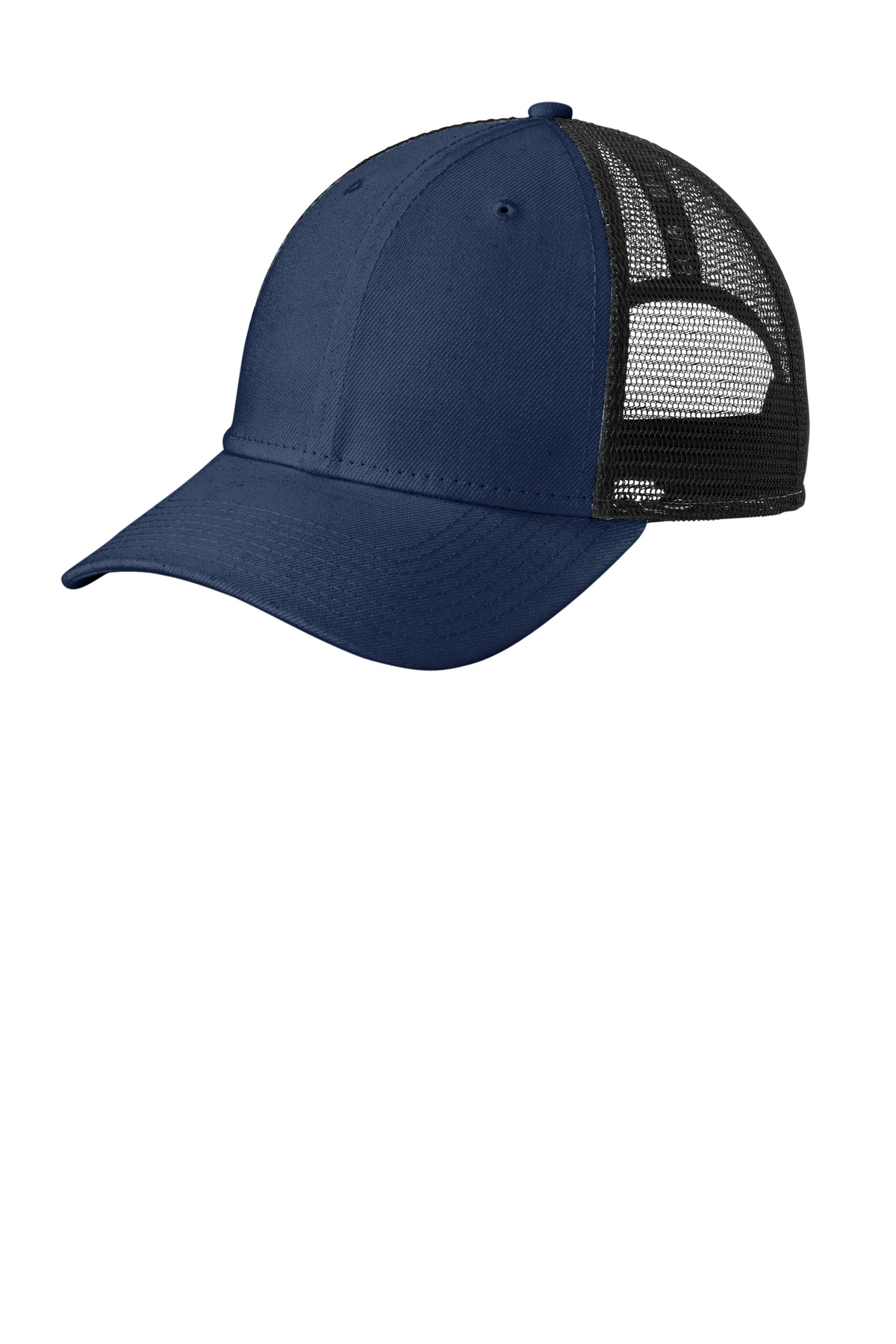Recycled Snapback Cap Deep Navy front view for custom printing