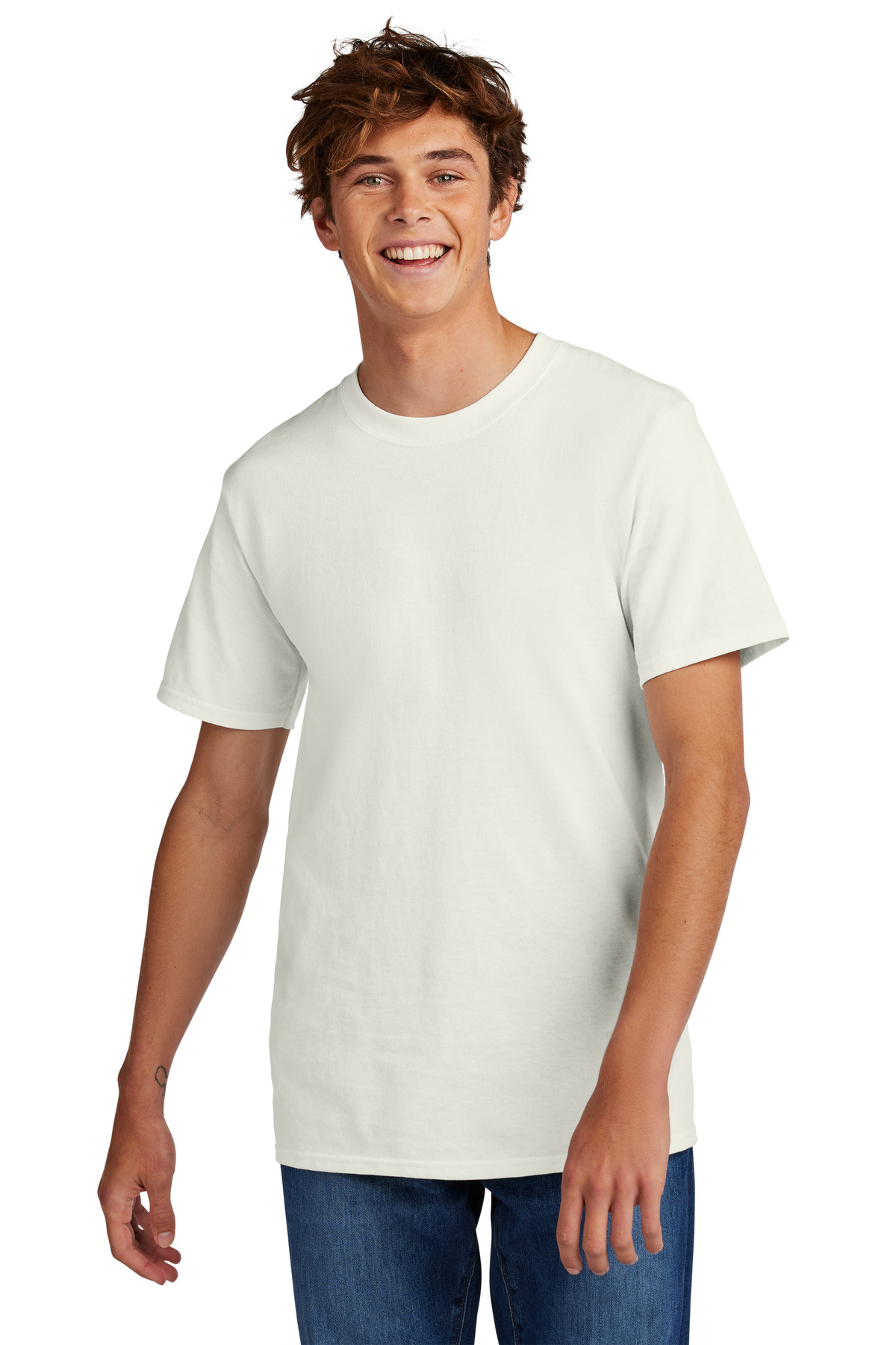 Core Cotton PFD Tee PFD front view for custom printing