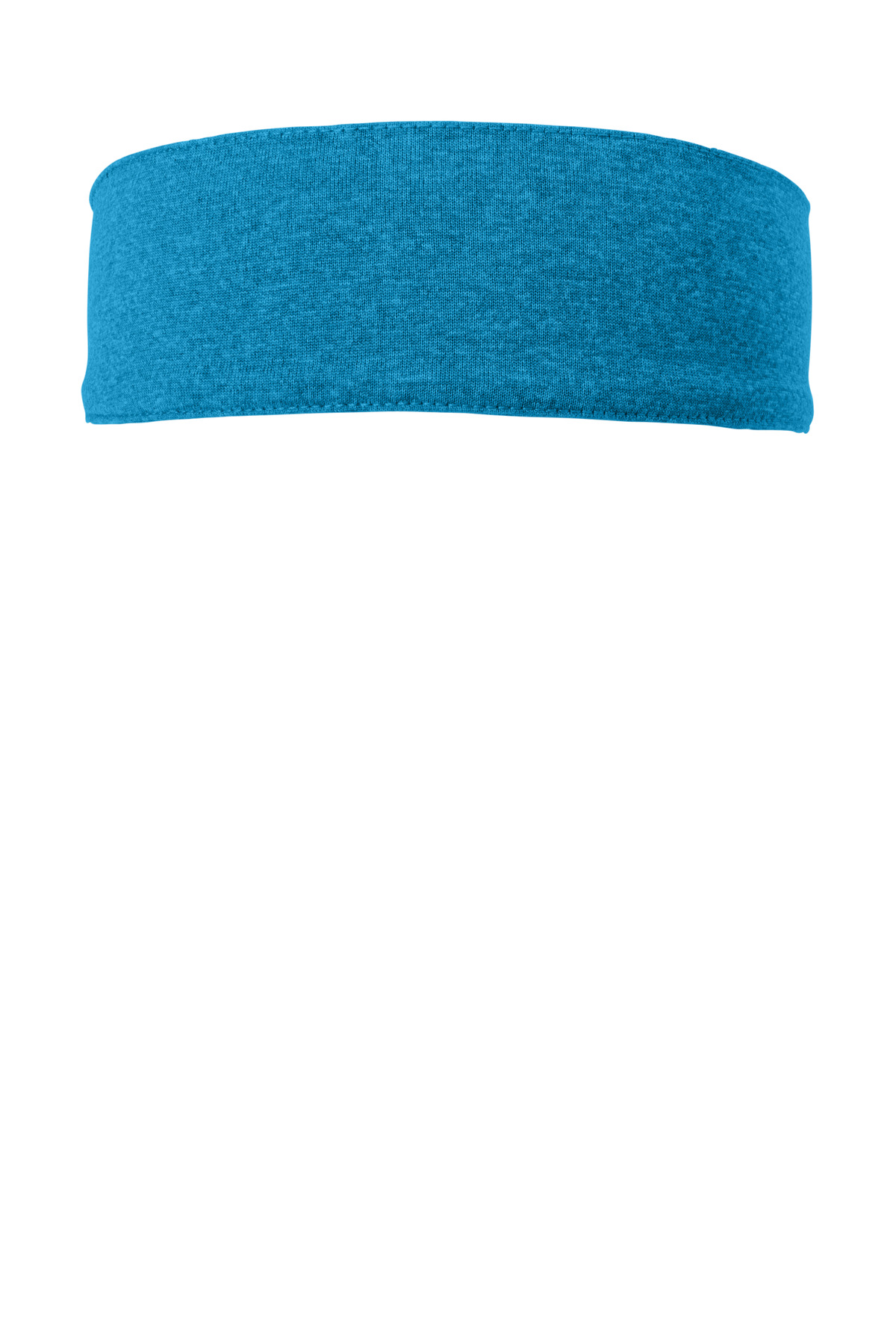 Contender Headband Blue Wake Heather front view for custom printing