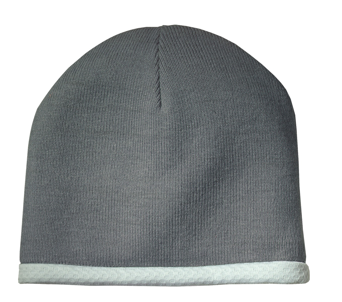 Performance Knit Cap Athletic Heather front view for custom printing