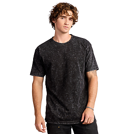 Mineral Tee Mineral Black front view for custom printing